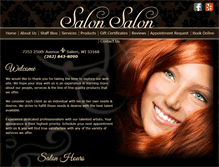 Tablet Screenshot of mysalonsalon.com